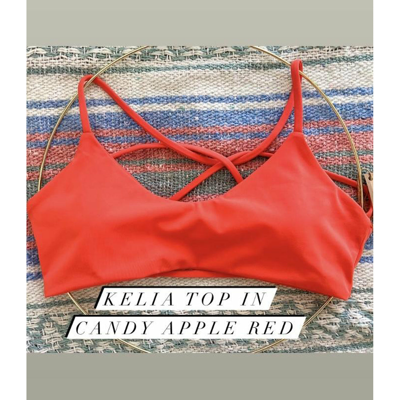 Kelia Reversible Twist Back Bikini Top - Do Good Swimwear