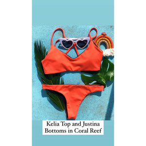 Kelia Twist Back Surf Top - Do Good Swimwear