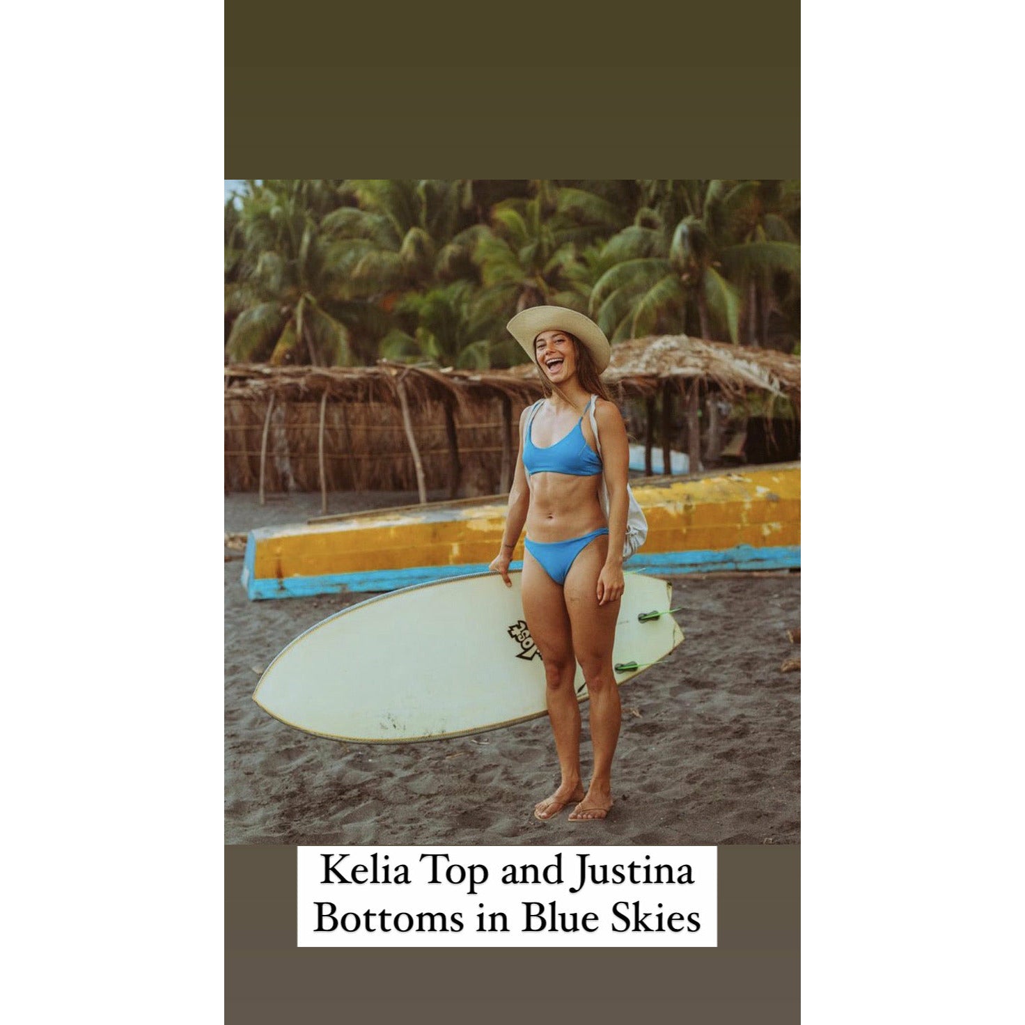 Kelia Twist Back Surf Top - Do Good Swimwear