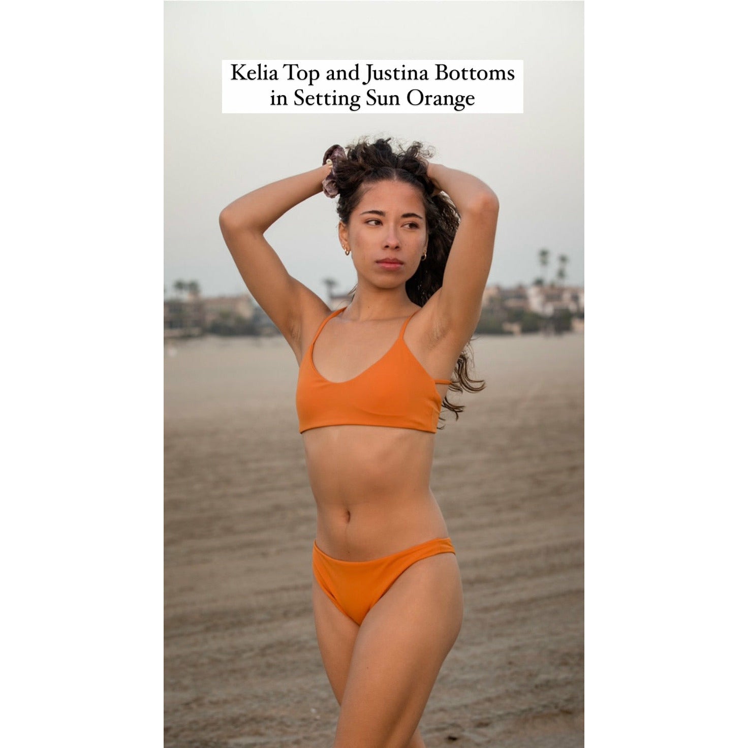Kelia Twist Back Surf Top - Do Good Swimwear